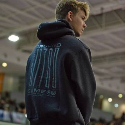 OVERSIZE Jitsu Kapuzenpullover (Anthrazit)