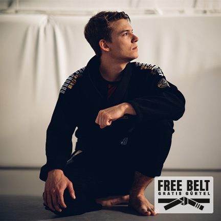 BJJ GI Champion 3.0 (Schwarz) + Gratis Gürtel