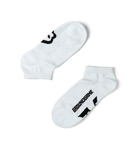Kurze Halbsocken Logo (Weiß)