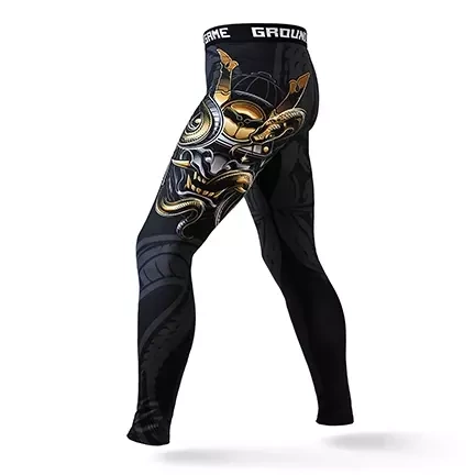 Leggings Kompressionshose Oni Samurai