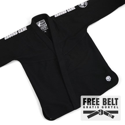 BJJ GI Gamer 2.0 (Schwarz) + Gratis Gürtel