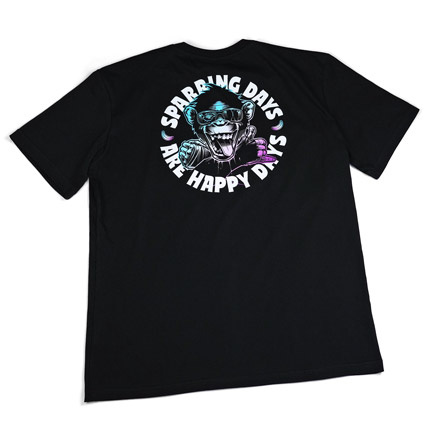 T-Shirt Cheeky Monkey Oversize (Schwarz)
