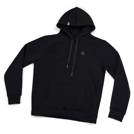 Kapuzenpullover Label (Schwarz)