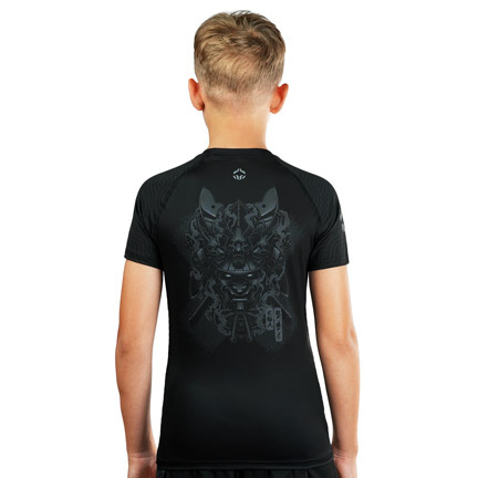 Kinder Rashguard Samurai Shadow Kurzarm
