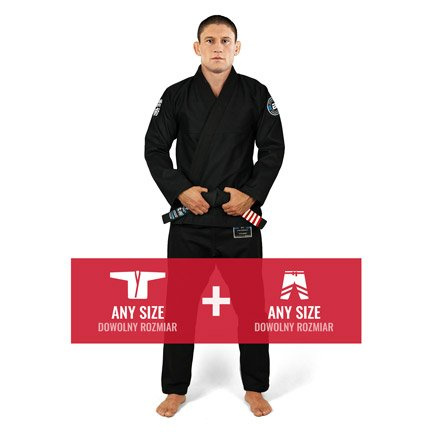 BJJ GI Breaker 2.0 (Schwarz) - mix and match