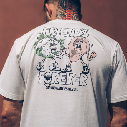 T-Shirt Friends Forever Oversize (Beige)