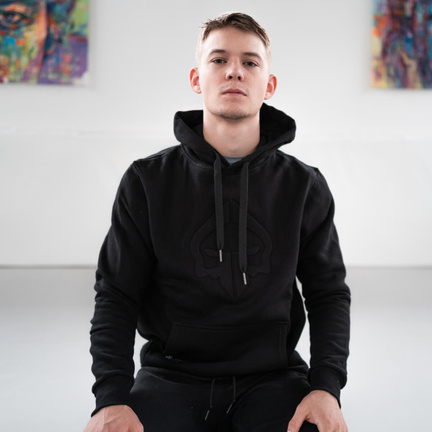 Kapuzensweatshirt Shadow (Schwarz)