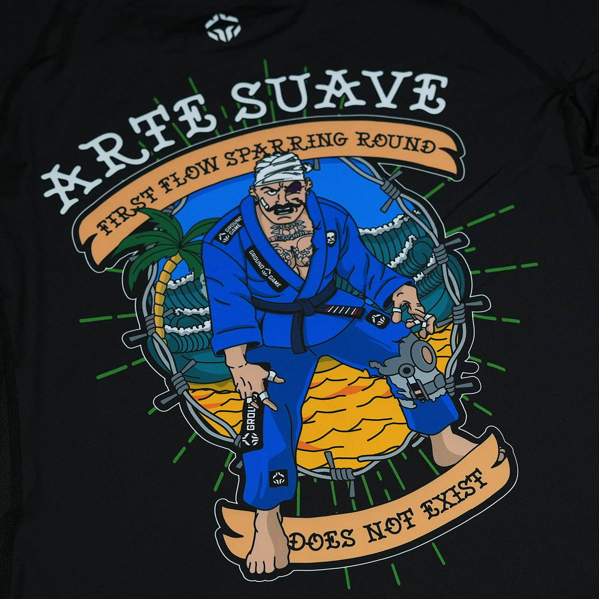 Rashguard Injury Collector Langarm Ground Game