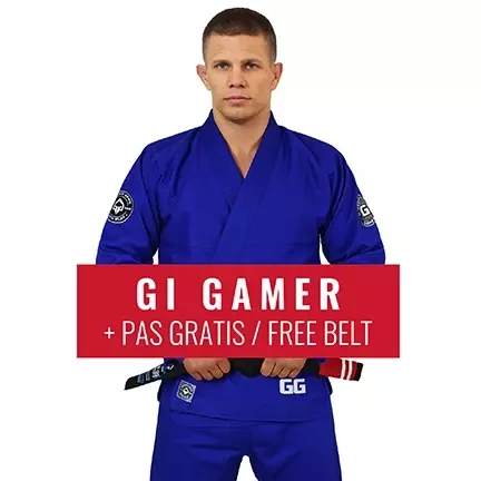 BJJ GI Gamer (Blau) + Gratis Gürtel